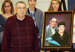 Bill Dey with photo of wife, Alma 