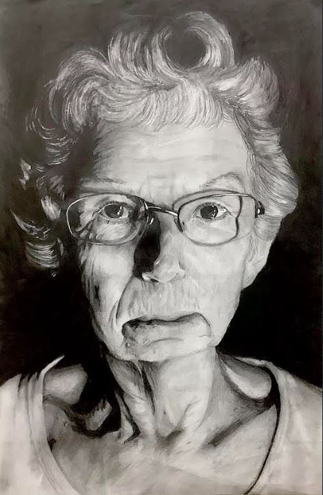 Madalyn Fox drawing of her grandmother