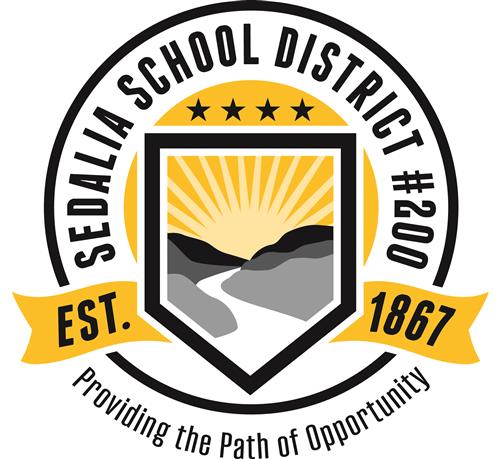 Sedalia 200 district logo
