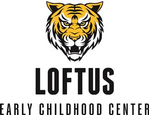 Loftus workmark with tiger head